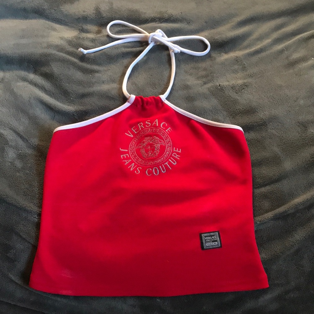 Vintage Versace halter top